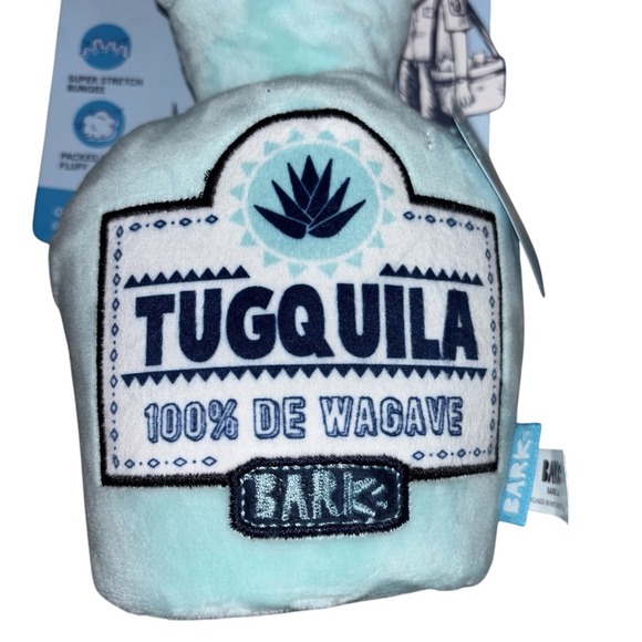 Bark Box Plush Dog Toy Tugquila Squeak Crinkle Pop Out Worm XS/M - NEW - Picture 5 of 7